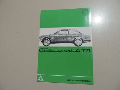 Alfa romeo giulia sprint gta - romeo,