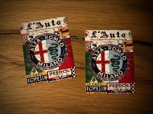 Alfa romeo vintage - 2x,